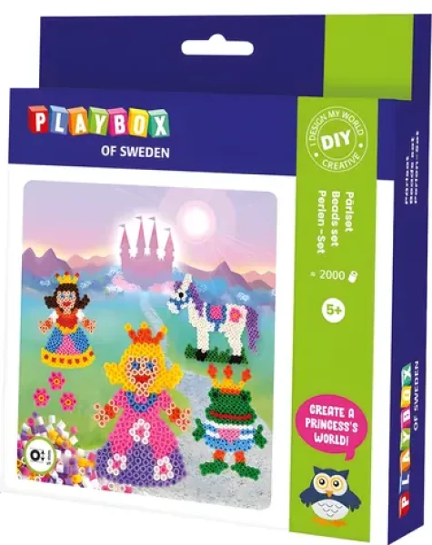 PLAYBOX Zažehľovacie korálky Princezné