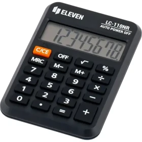 Eleven LC110NR čierna / Kalkulačka / vreckový / 8miestna / batériové napájanie (KALLC110NR ELEVEN)