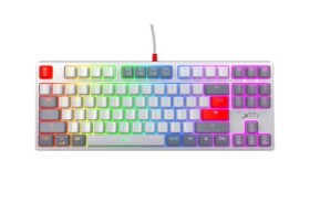 XTRFY K4 TKL RGB retro / herná klávesnica / mechanická / spínače Kailh Red / USB / 2m / US Layout (XG-K4-RGB-TKL-RETRO-R-US)