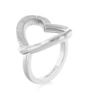 Calvin Klein Romantický oceľový prsteň Heart 35000439 mm