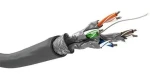 Goobay 95696 CAT6 305m šedá / Inštalačný kábel / S/FTP (PiMF) / PVC / CPR (95696)