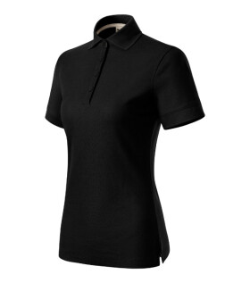 Polokošeľa Prime (GOTS) čierna 2XL