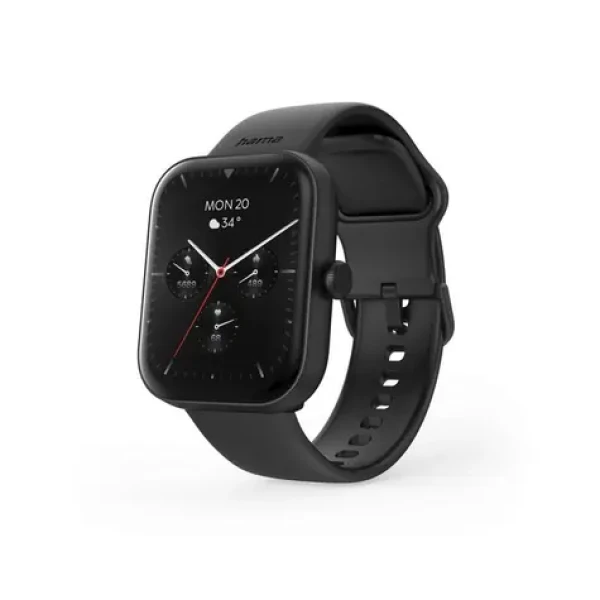 HAMA Fit Watch 5000 čierna / múdre športové hodinky / 1.65 "LCD / vodeodolné / IP68 / BT 5.3 (178614)