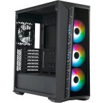 Cooler Master MasterBox 520 čierna / E-ATX / 1x USB-C 3.2 / 1x USB-A 3.2 / 3x 120mm / bez zdroja / priehľadná bočnica (MB520-KGNN-S01)