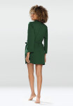 DKaren Housecoat Pola Green