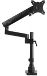 StarTech Stolové rameno pre monitor čierna / Držiak monitora / VESA 75x75-100x100 / 34" / nosnosť 8 kg / rotácia 90 ° (ARMPIVOT2USB3)