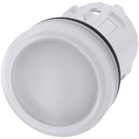 Siemens 3SU1001-6AA60-0AA0 svetelný hlásič plochý biela 1 ks; 3SU10016AA600AA0