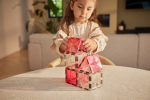 Mamido Cleverclixx Tiles Magnetická stavebnice třpytivé díly 16 ks