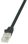 LogiLink UTP Cat.5e čierny / Patch kábel / 10 m / RJ45 - RJ45 (CP1093U)