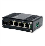 Exsys EXSYS EX-62020PoE 4-portowy przemysłowy Prepínač Ethernet, PoE 1-portowy 100/1000Fx SFP
