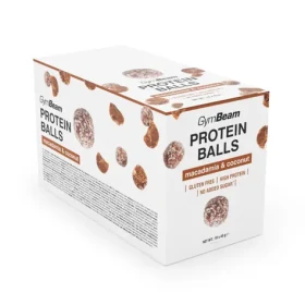 Proteínové guličky - GymBeam (macadamia coconut, 10 x 45 g) (97702-4-10x45g-macadamia&coconut)