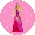 Jedlý papier Barbie dievčatko 19,5 cm - Pictu Hap - Pictu Hap