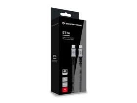 Conceptronic USB-C - USB-C čierna / Kábel / USB 3.2 Gen 2x2 / PD 100W / 20 Gbit / s / 2 m (ETTA07B20)