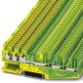 Phoenix Contact 3040052 svorka ochranného vodiča 5.2 mm Push-Lock pružinová prípojka zelená, žltá 50 ks; 3040052
