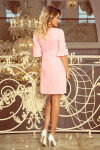 Dámske šaty 217-4 light salmon - NUMOCO XL