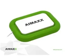 AIMAXX eNViXtra UHL 1 zelená / USB hub / 4X USB 2.0 / so skladacou LED lampičkou (eNViXtra UHL1)
