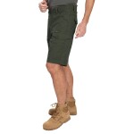 Bushman Pánske kapsáčové kraťasy Ivor, tmavá khaki 58