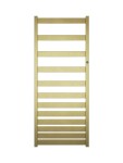 Instalprojekt - Kúpeľňový radiátor BELTI Gold - Farba radiátora - C84 gold, Rozmer radiátora - 400 × 1573 mm, výkon 491 W, Typ pripojenia - Klasické (spodné) RADBEL401684