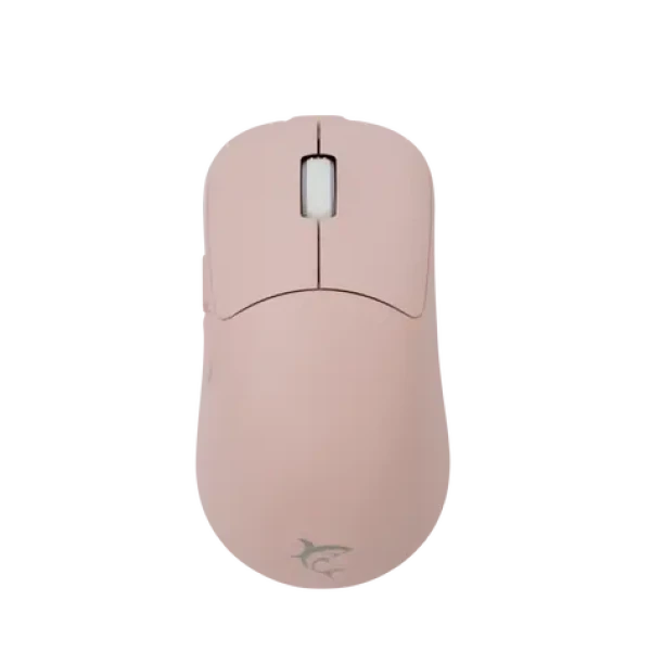 White Shark AERO ružová / Herná bezdrôtová myš / optická / 5000 DPI / 6 tlačidiel / 2.4 GHz / USB (AERO-P)