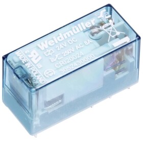 Weidmüller CRI20012 Miniatúrne priemyselné relé, 12 V/DC, 8 A, 2 prepínacie, 10 ks; 3052420000