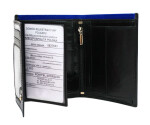 Pánske peňaženky Pánska kožená peňaženka N4 RVT 6887 čierna čierna jedna velikost