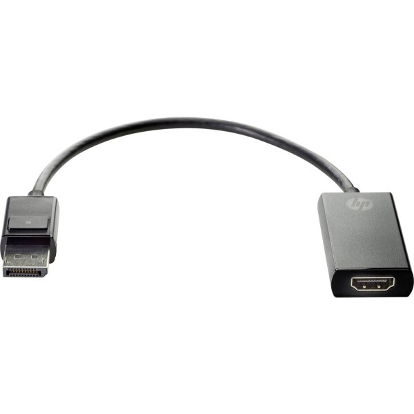 HP 2JA63AA adaptér [1x zástrčka DisplayPort - 1x HDMI zásuvka] čierna 4K UHD; 2JA63AA