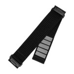 FIXED Nylonový remienok Nylon Sporty Strap pre Garmin QuickFit 22mm čierny (FIXNST2-QF22MM-BK)