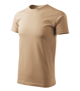Ťažké nové tričko unisex pieskové S