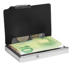 Kožená mini peňaženka Mondraghi Silhouette Edelweiss Black