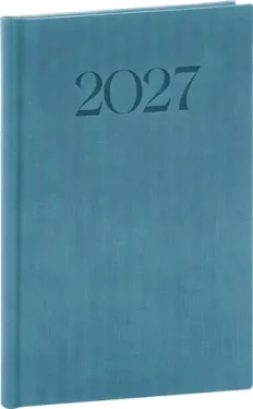 NOTIQUE Biella 2027 modrý / Týždenný diár / 15 × 21 cm