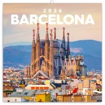 NOTIQUE Poznámkový kalendár Barcelona 2026 - Západná / 30 x 30 cm (PGP-35485-Z)