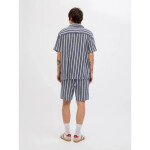 Jack&Jones krátke nohavice JPSTJAIDEN COBA STRIPE JOG SHORTS REG SN 12274413 OCEAN CAVERN M