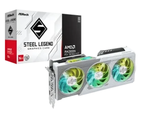 ASRock Radeon RX 9060 XT Steel Legend OC 16GB / 3320MHz / 16GB GDDR6 / 1x HDMI + 2x DP / 550W (8) (RX9060XT SL 16GO)