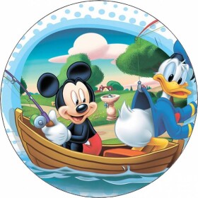 Jedlý papier Kačer Donald a Mickey 19,5 cm - Pictu Hap - Pictu Hap