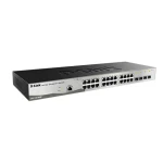 D-Link DGS-1210-28/ME / Managed switch / 24x Gigabit RJ45 / 4X SFP / 256 MB DDR3 (DGS-1210-28/ME/E)