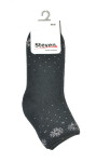 Dámske ponožky Steven Frotte art.123 melanžová šedá/lurex 35-37