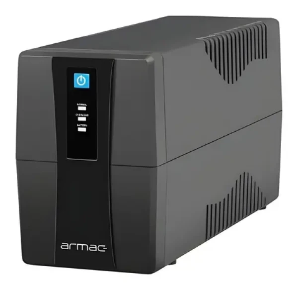 Armac Home Lite HL650E/LEDV2 čierna / Záložný zdroj / Line-Interactive / 650 VA / 2x 230V / AVR (HL/650E/LED/V2)