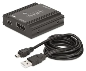 StarTech 33FT-8K-HDMI-BOOSTER čierna / Zosilňovač HDMI signálu / 8K 60Hz / 144Hz / HDR10 / 7.1 audio (33FT-8K-HDMI-BOOSTER)