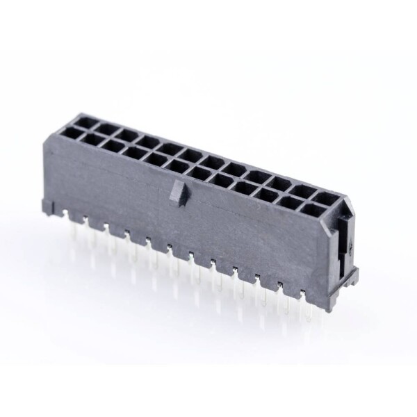 Molex vstavaná pinová lišta (štandardná) Počet pólov 24 Raster (rozteč): 3.00 mm 430452429 1 ks Tray; 430452429