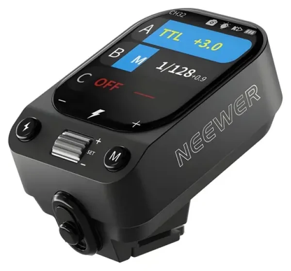 Neewer QZ-C / Spúšť blesku / TTL / HSS 1/8000 s / dosah 100 m / OLED displej (10106168)