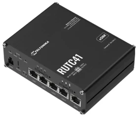 Teltonika RUTC41 / Router industriálny / 4G (LTE) / Wi-Fi 6 / Dual SIM eSIM / 4X LAN / 1x WAN (RUTC41000000)