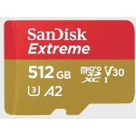 SanDisk Extreme pamäťová karta micro SDHC 512 GB Class 10 UHS-I nárazuvzdorné , vodotesné; SDSQXAV-512G-GN6MA