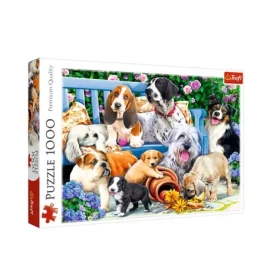 Trefl - Puzzle - Psy v záhrade