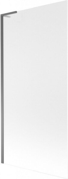 MEXEN/S - Next L vaňová zástena FIX 90 x 150, dekor, grafit metal 895-090-000-03-30-95