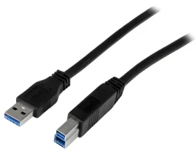 StarTech USB-A - USB-B čierna / USB kábel / USB 3.0 / 5 Gbit / s / 2 m (USB3CAB2M)