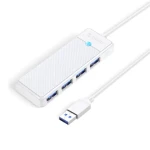 Orico PAPW4A-U3 biela / USB hub / 4X USB-A 3.0 / kábel 1 m