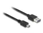 Delock USB kábel USB 2.0 USB Mini-B čierna