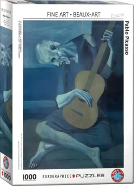EUROGRAPHICS Puzzle Starý gitarista