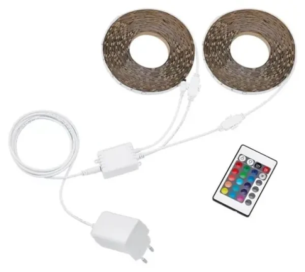 Philips LightStrips 30m RGB Mixed biela / LED pásik / 22W / diaľkové ovládanie / IP20 (929004129801)