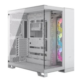 Corsair iCUE 6500X RGB biela / ATX / 4X USB-A 3.1 / 1x USB-C 3.2 / 3x 120mm / bez zdroja / priehľadná bočnica (CC-9011270-WW)